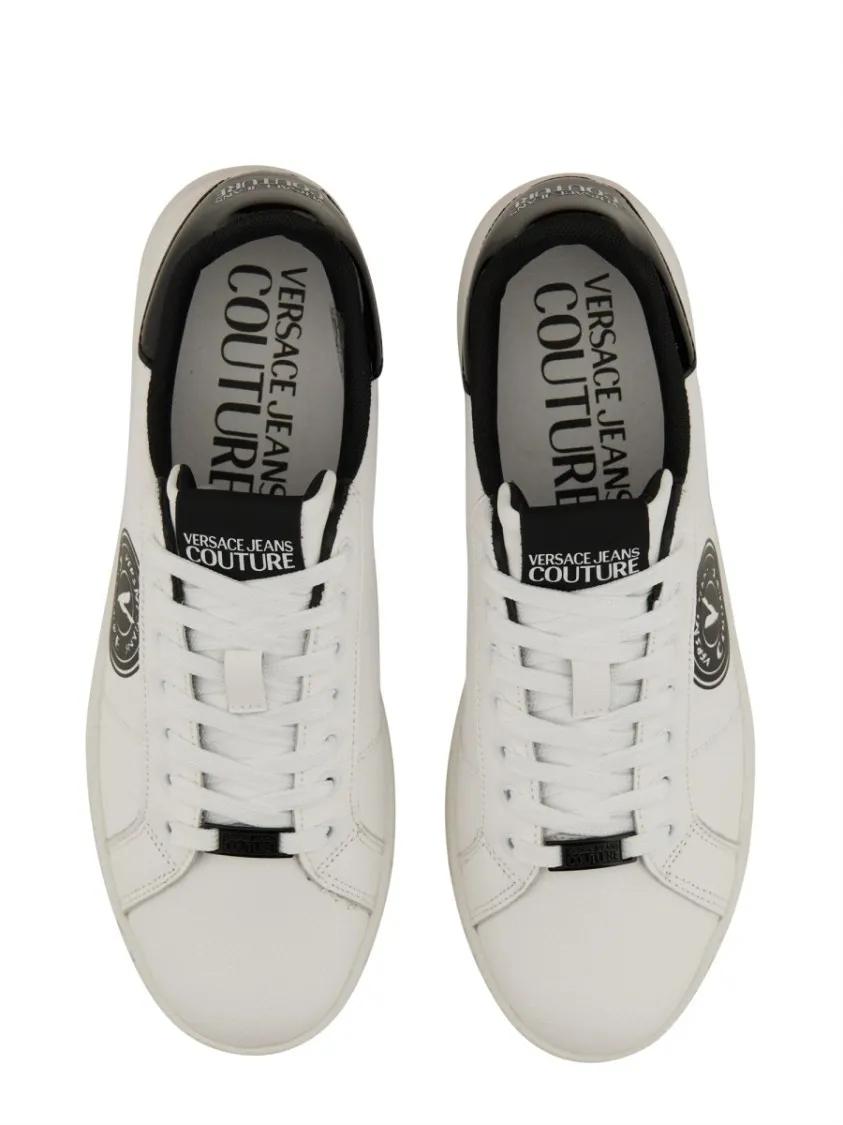Thumbnail - Versace Jeans Couture Low-Top Sneaker - Versace Jeans Couture White Leather Sneakers - Gr. 43 (EU) - in Weiß - für Damen