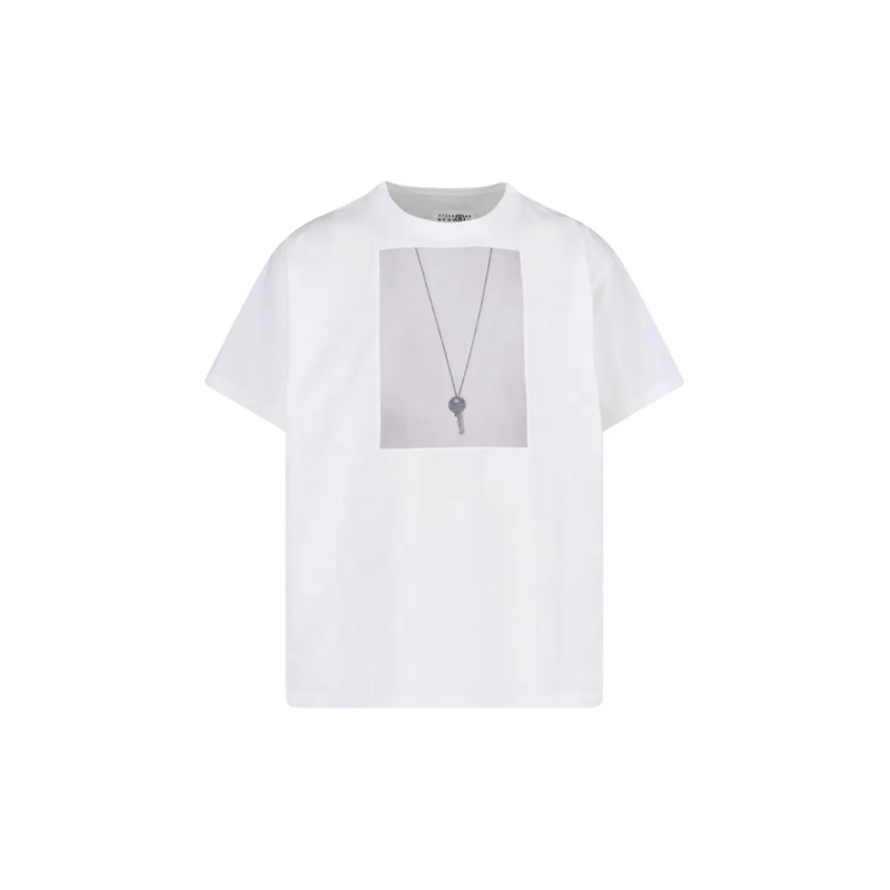 MM6 Maison Margiela T-Shirt Classic Minimalist T-Shirt – White White