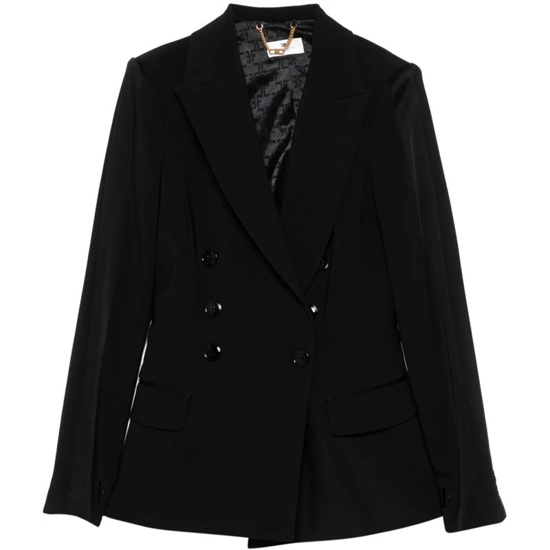 Elisabetta Franchi Übergangsjacke Jackets Black schwarz