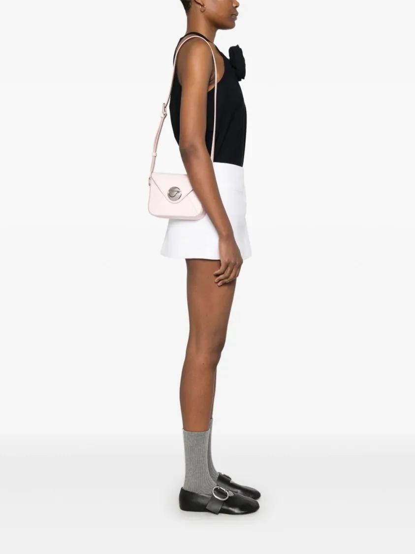 Coperni Hobo bags Light Pink Shoulder Bag With Clasp Fastening And A in roze