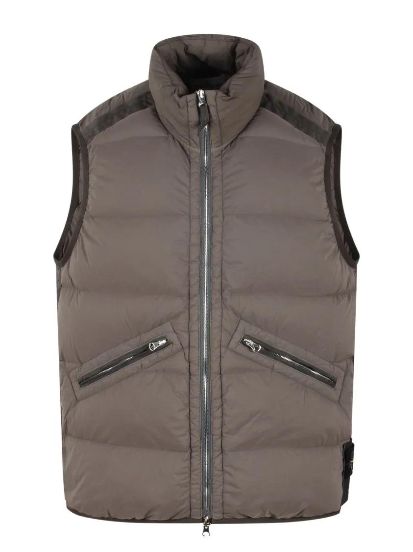 Stone Island - Seamless Tunnel Nylon Down Gilet - Größe M - grün