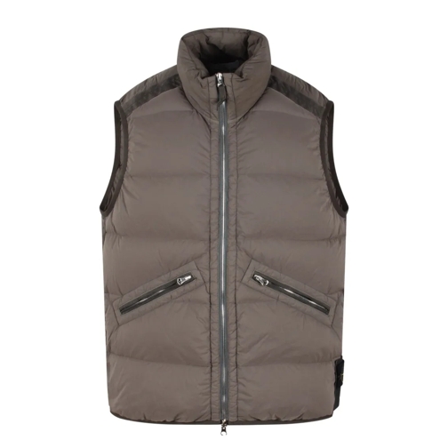 Stone Island Seamless Tunnel Nylon Down Gilet Green Daunenjacken