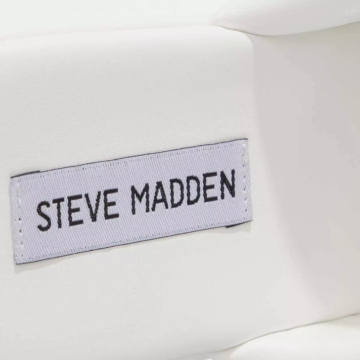 Steve madden hot sale slides white