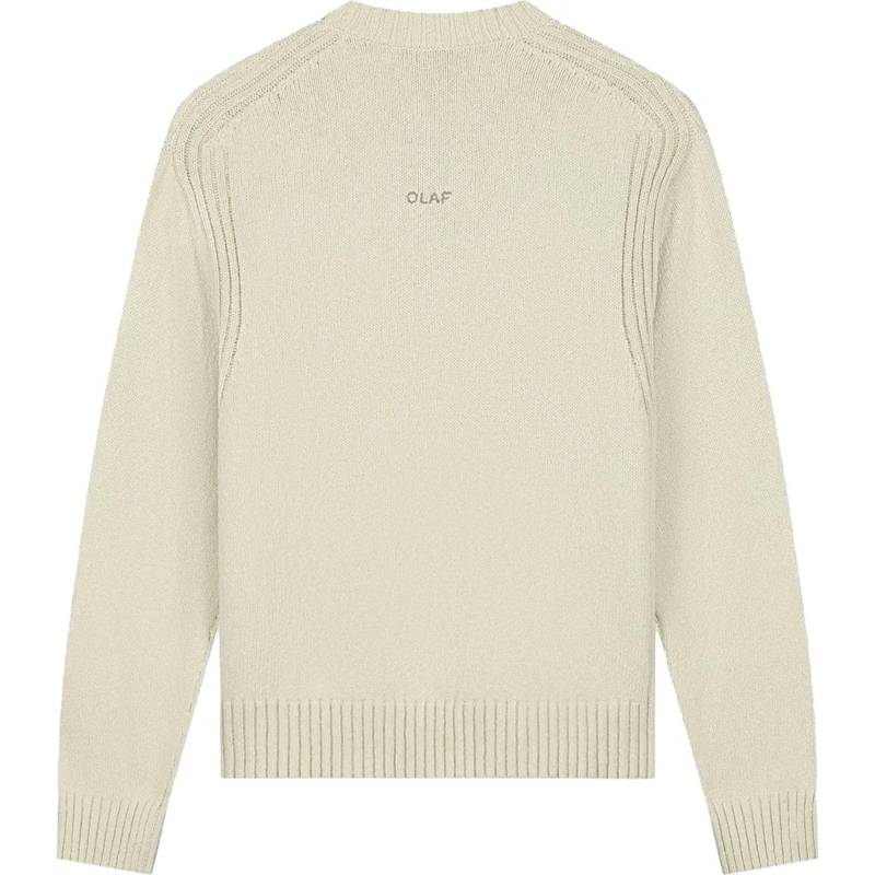 ØLÅF  Olaf Essential Knitted Crewneck Sweaters Off White weiß(Image 2)