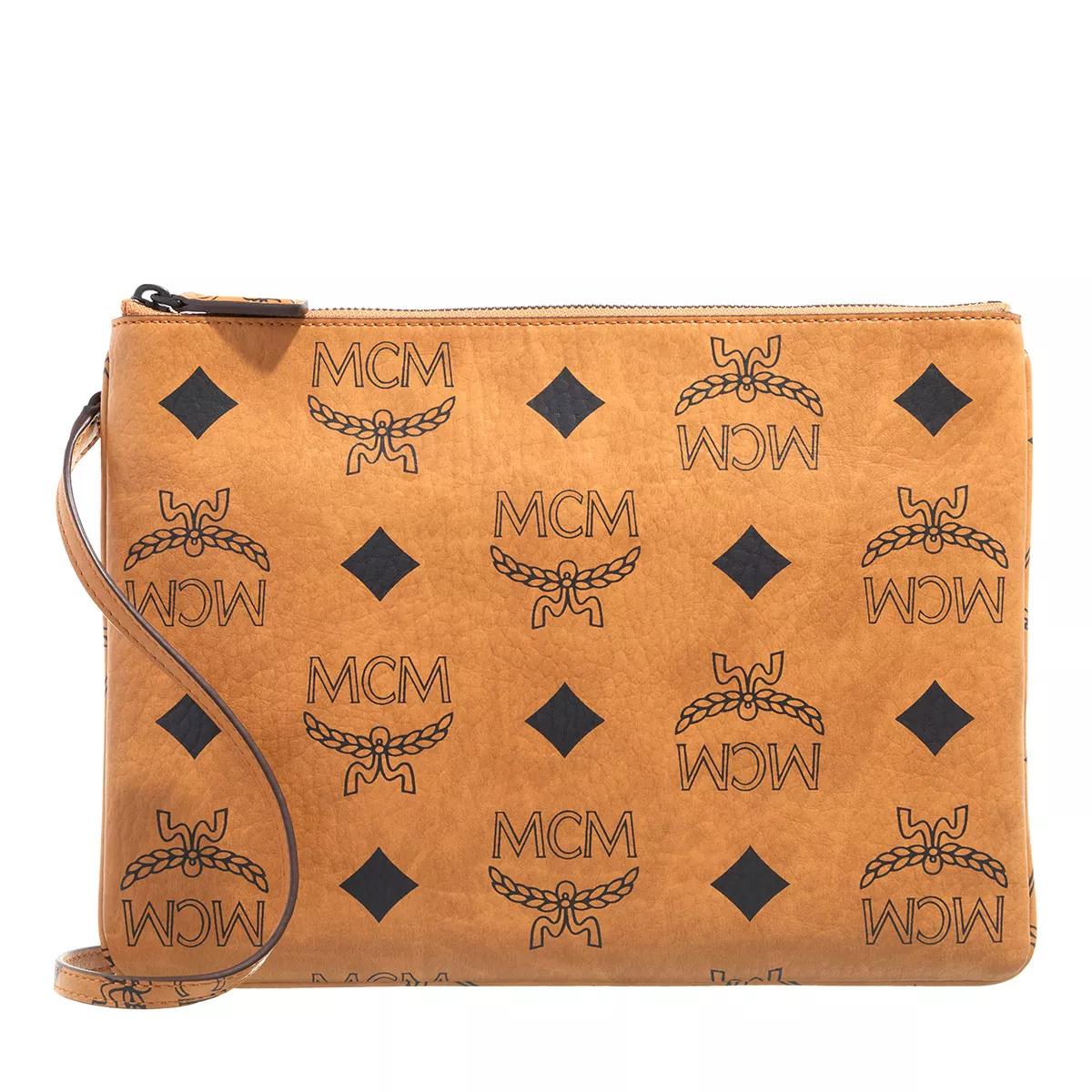 Mcm clutch hotsell with strap