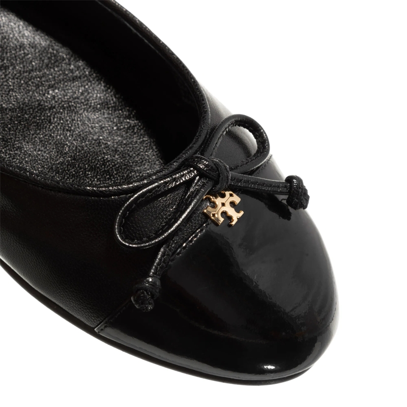 Tory Burch Ballerinas Cap-Toe Ballet Perfect Black/Perfect Black(Image 4)