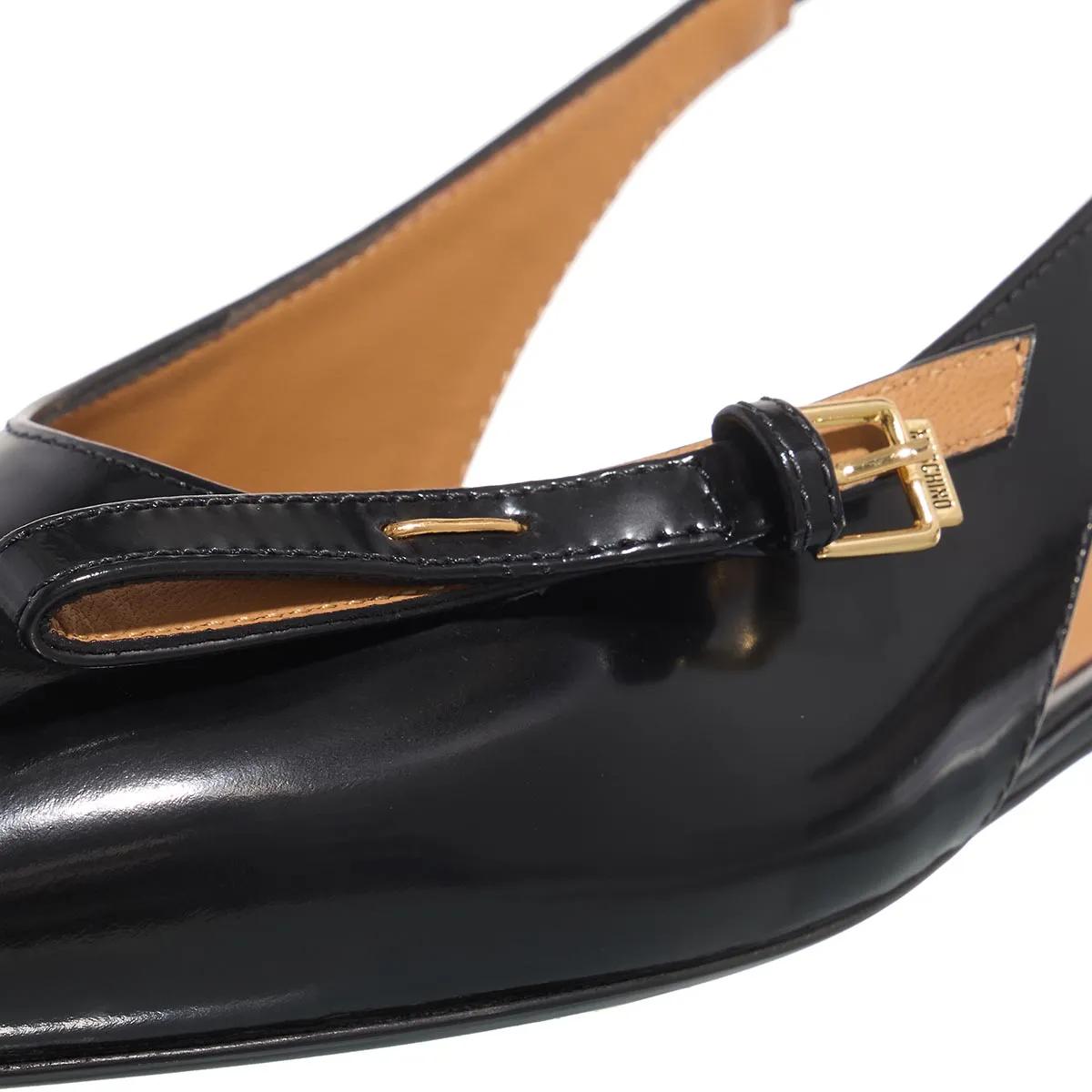 Thumbnail - Moschino Hohe Schuhe - Buckled Bow - Gr. 39 (EU) - in Schwarz - für Damen