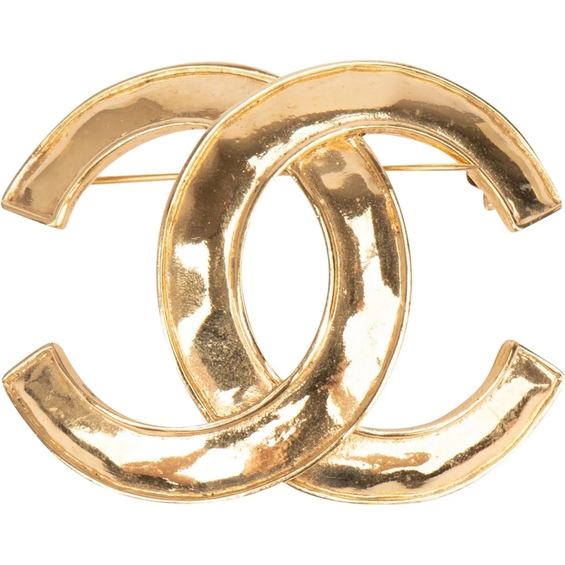 Chanel  Chanel Big Golden CC Brooch mehrfarbig