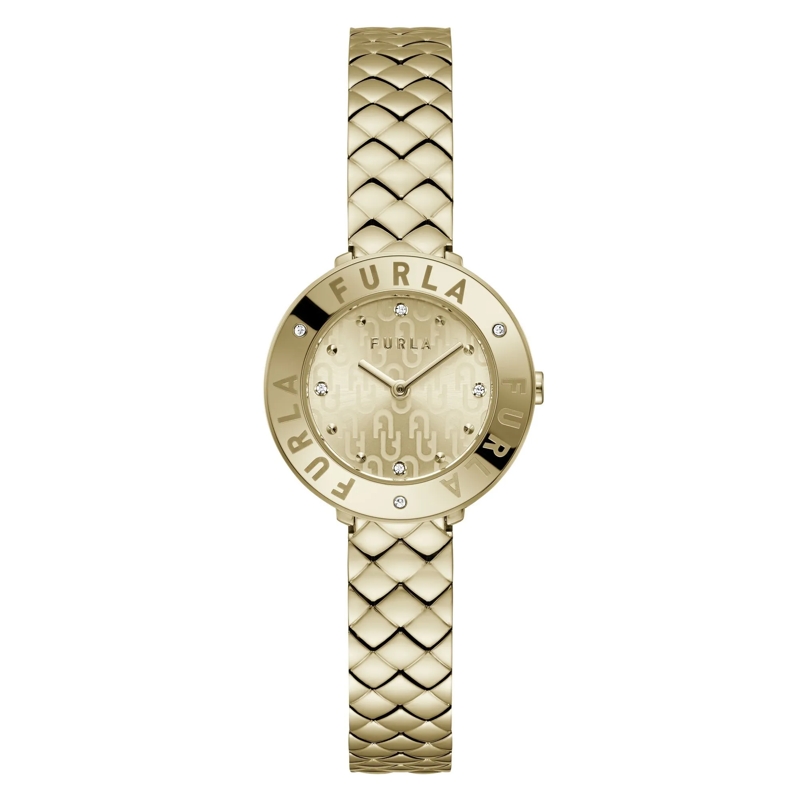 Furla Automatikuhr Quarz-Analoguhr Furla Essential gold