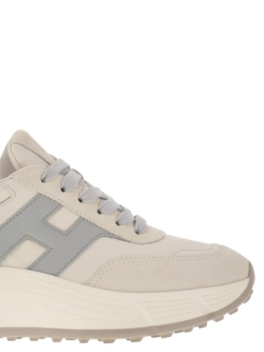Thumbnail - Hogan Low-Top Sneaker - Hi-Fi Trainers With Side H - Gr. 38,5 (EU) - in Beige - für Damen