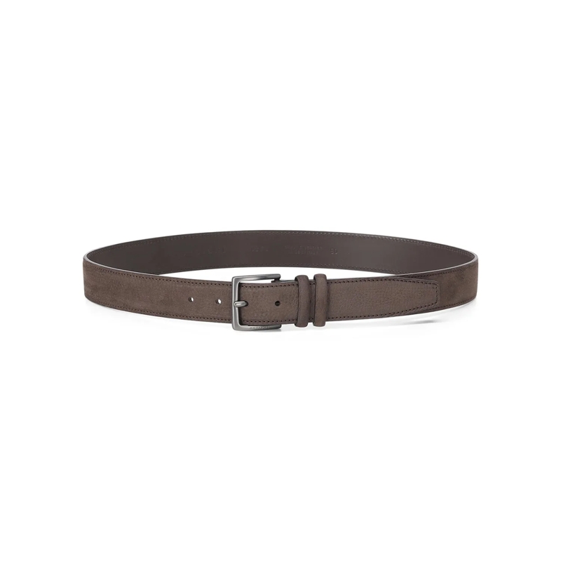 Orciani Ceinture Classic Nubuck Belt Brown