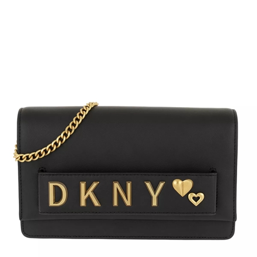 DKNY Smoke Convertible Clutch Black/Gold Aftonväska med spänne