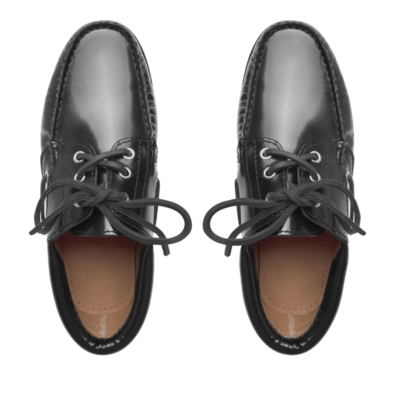 Henry Stevens Chaussures de bateau Bootsschuh Morgan W DS schwarz(Image 4)