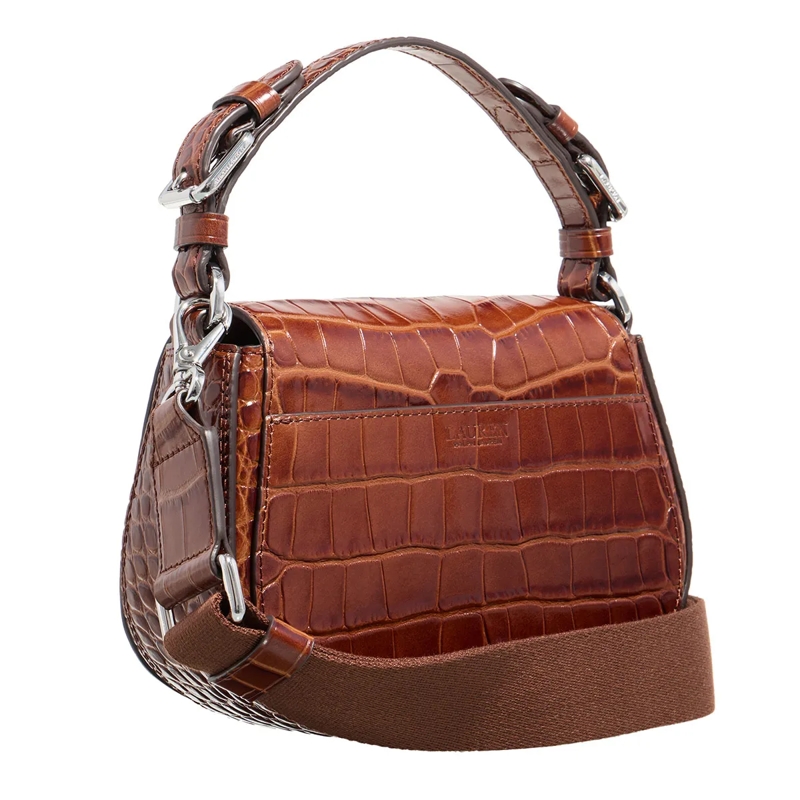 Lauren Ralph Lauren Crossbody Bag Tanner Crossbody Medium Tobacco(Image 4)
