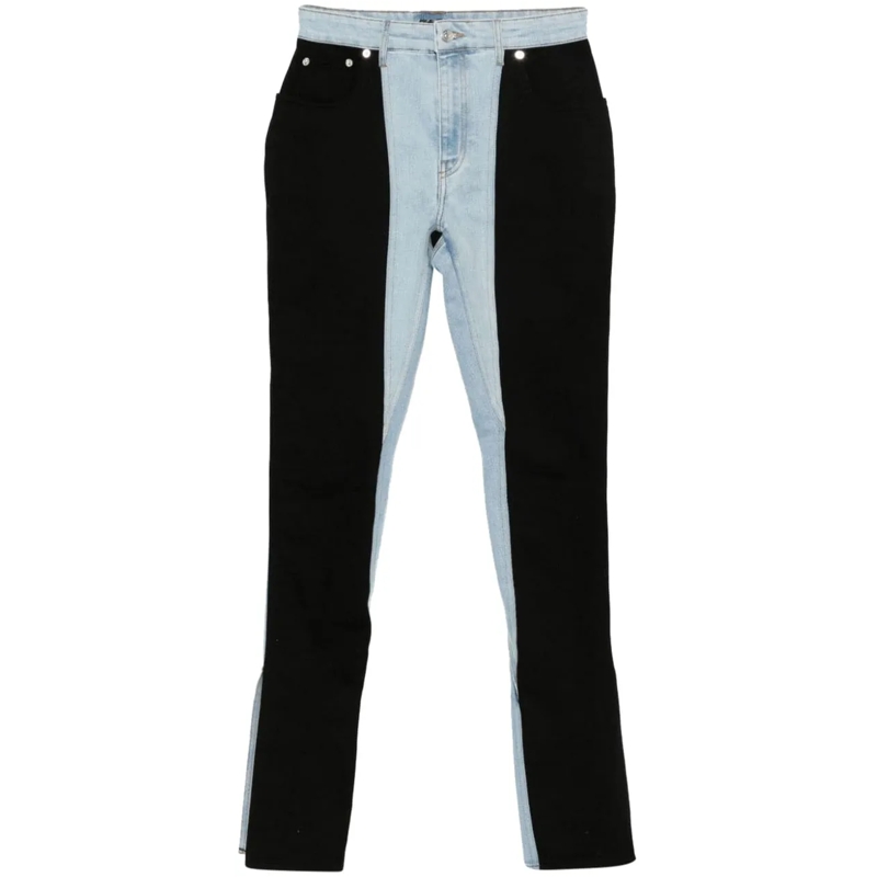 Mugler Jeans mit geradem Bein Jeans Tokyo Blueblack blau