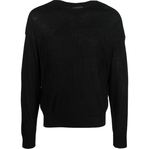 Emporio Armani  Sweaters Black schwarz