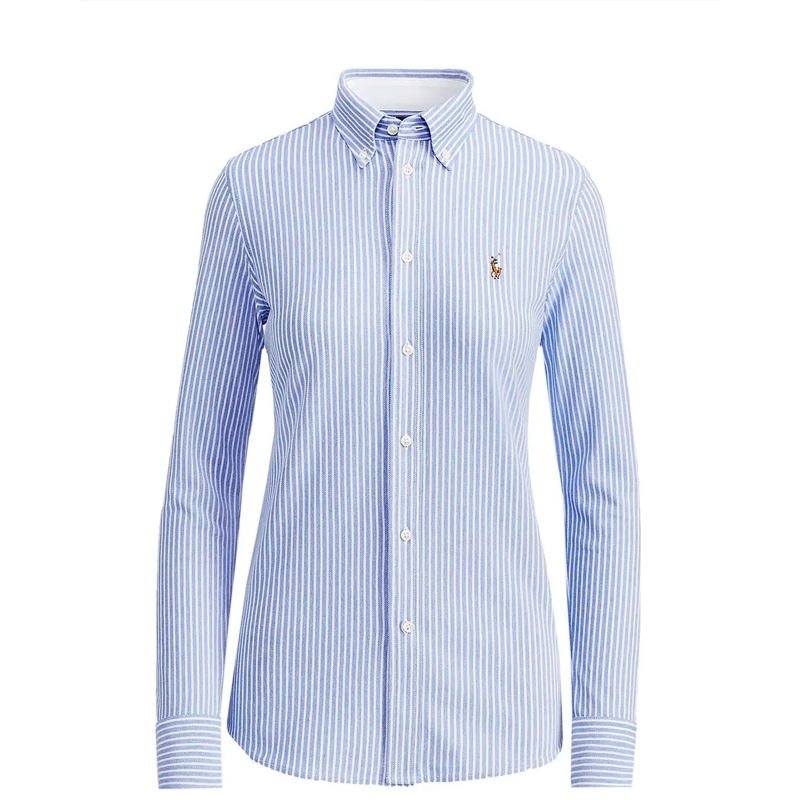 Ralph Lauren Bluse Overhemd Blauw Gestreept blau