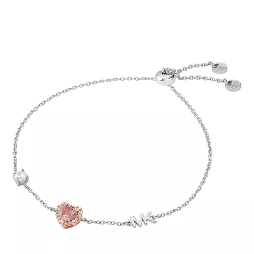 Michael Kors Heart Slider Bracelet Rose Gold, Silver Braccialetti