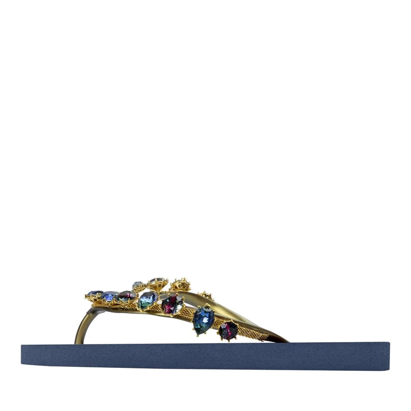 UZURII Flip Flops platte hausschuhe Alexia marine(Image 2)