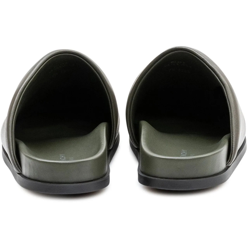 Givenchy Hausschuhe Mules con Tomaia Liscia e Logo dunkelgrau(Image 3)