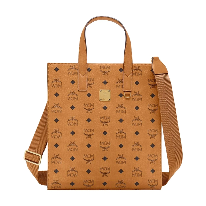 MCM Crossbody Bag Crossbody Bags Aren Tragetasche in Visetos cognac