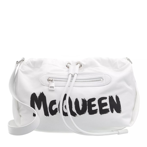 Alexander McQueen The Ball Bundle Polly Bag White/Black Cross body-väskor