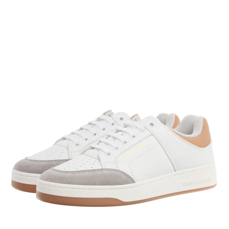 Saint Laurent Low-Top-Sneaker Saint Laurent Sneaker Blanc Gold
