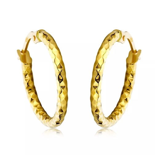 DIAMADA Creole Earring  14KT Yellow Gold Créole
