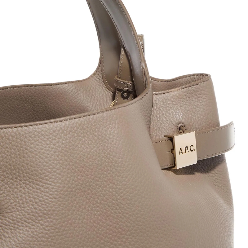 A.P.C. Tote Sac Daria Dark Taupe(Image 5)