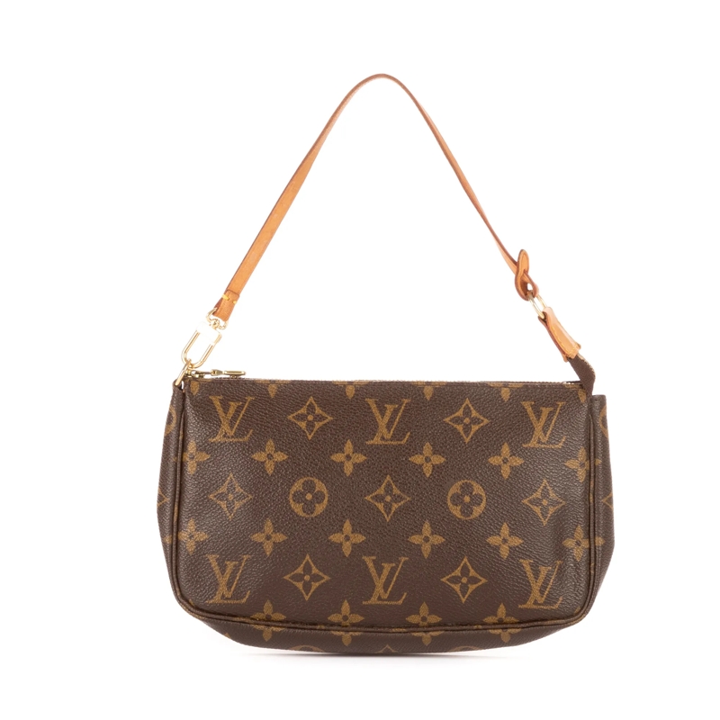 Louis Vuitton Crossbody Bag Accessory Pouch braun
