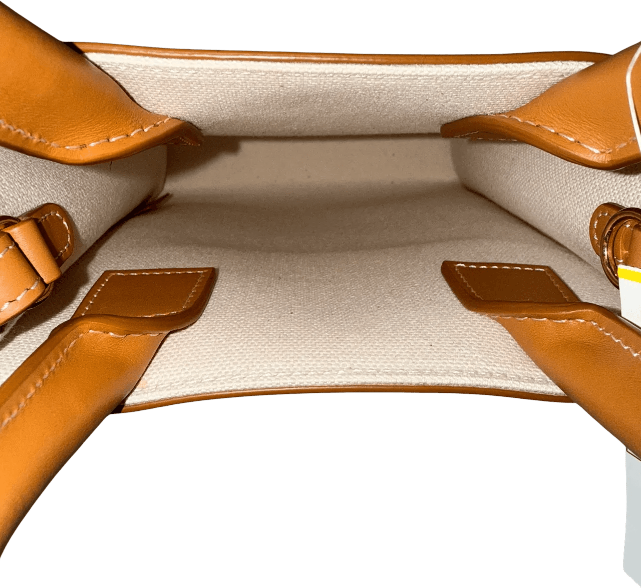 Thumbnail - Celine Crossbody Bags - Celine Mini Vertical Cabas handbag in canvas and l - Gr. unisize - in Beige - für Damen