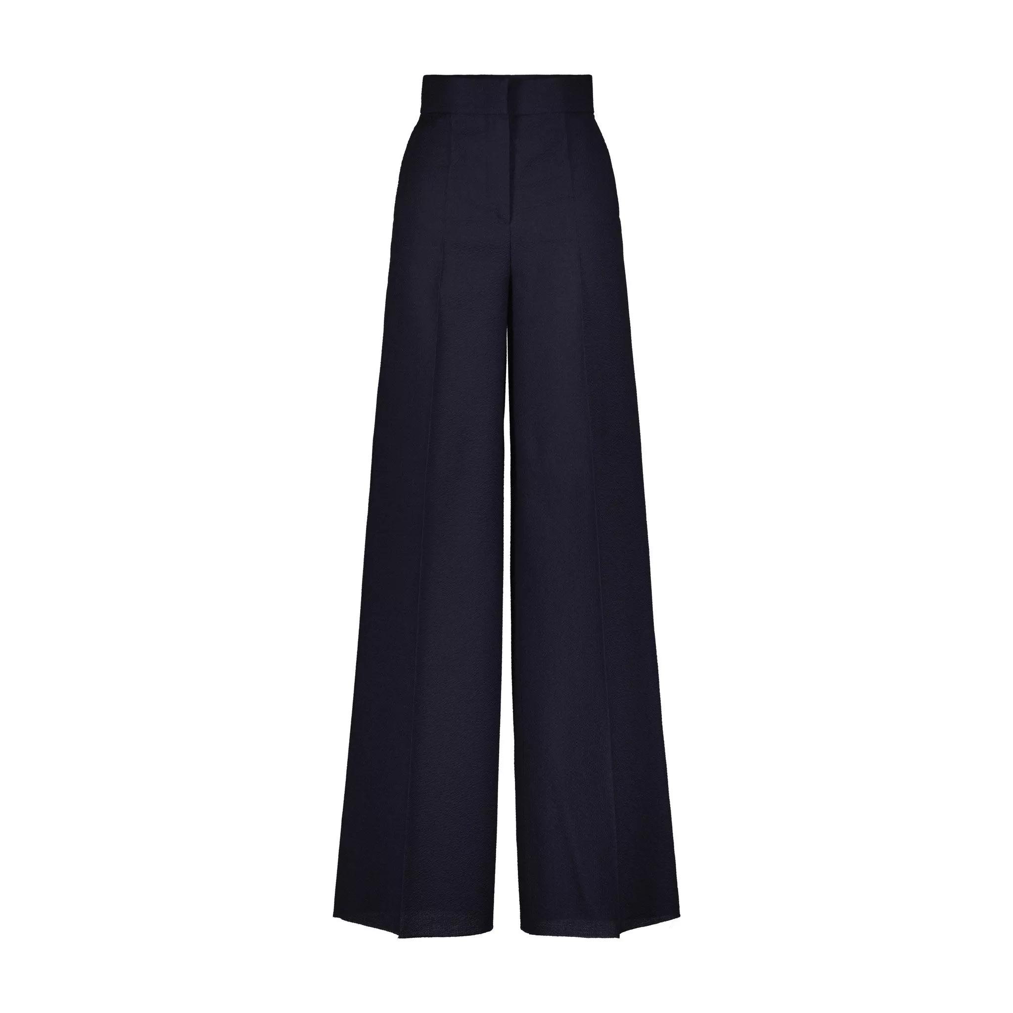 Max Mara - Hose Cervo aus Schurwolle 47702377890138 - Größe 36 - dark blue