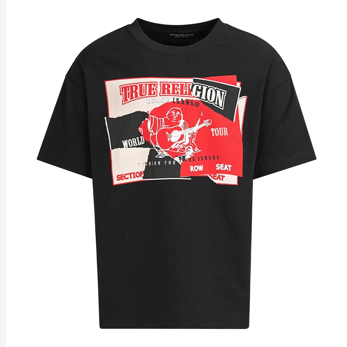 Thumbnail - True Religion - T-Shirt - Größe M - schwarz