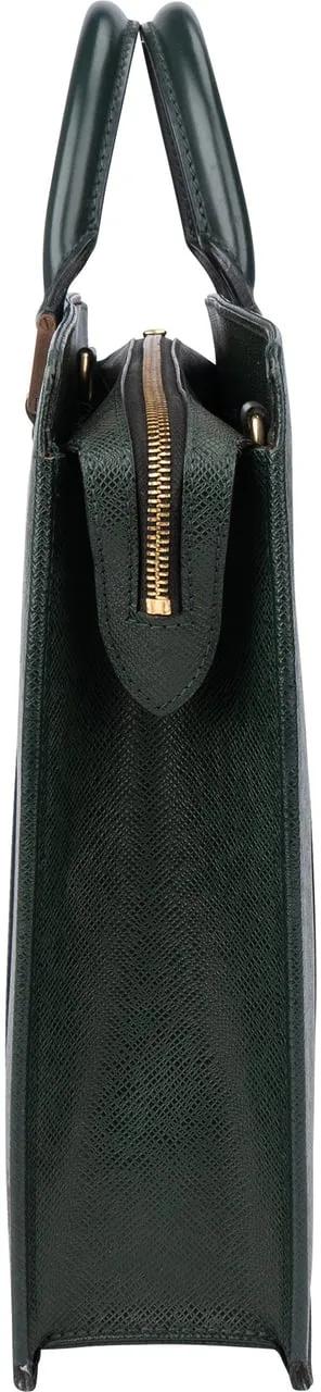 Thumbnail - Louis Vuitton Crossbody Bags - Louis Vuitton Green Taiga Leather Porte Documents - Gr. unisize - in Grün - für Damen