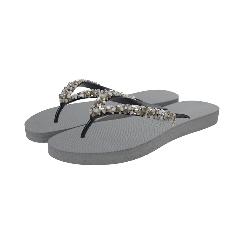 UZURII Flip Flops Zehentrenner Classic Aby Silver silber(Image 2)