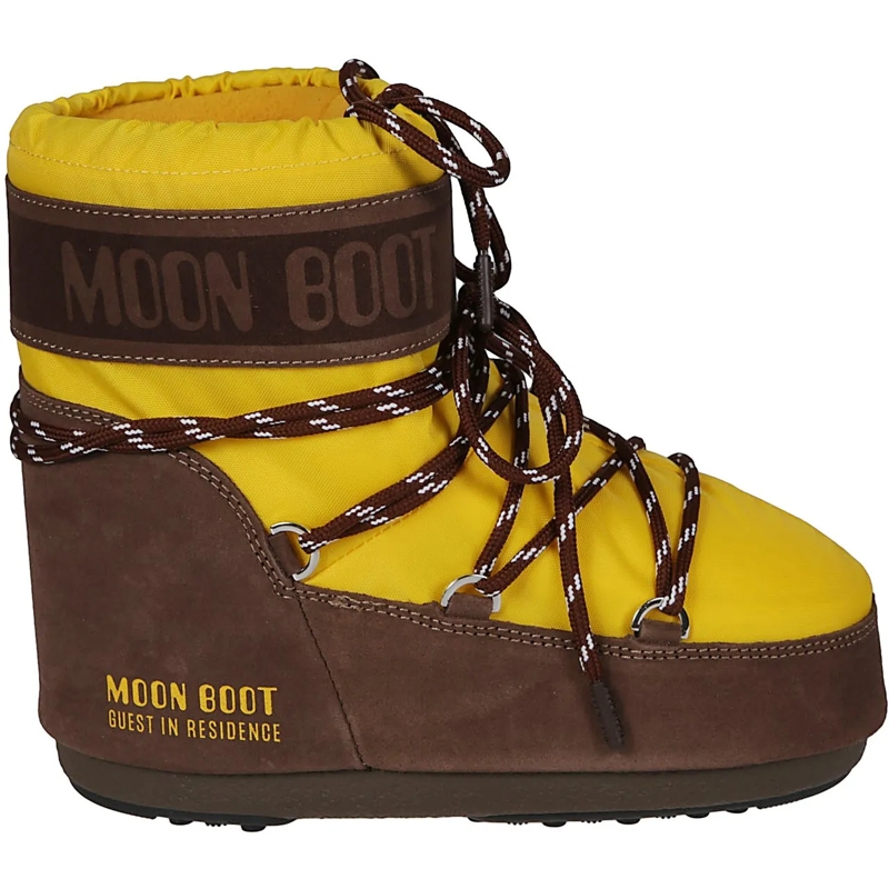 Moonboot Stiefel Moonboot Per Guest In Residence Icon Low Nylon Ank gelb