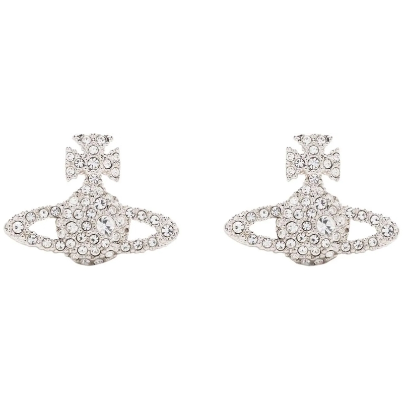 Vivienne Westwood Créoles Bijoux Platinumcrystal silber