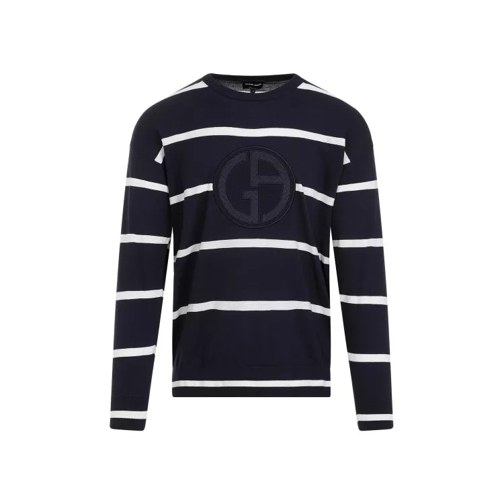 Giorgio Armani Cotton And Cashmere Sweater Blue 