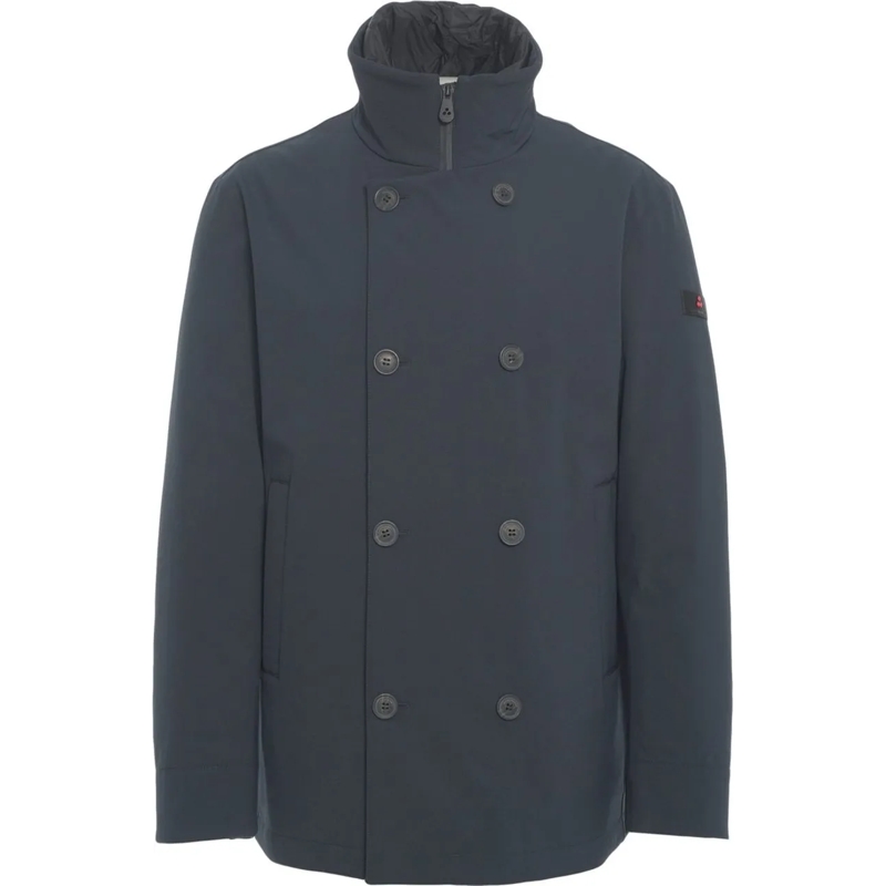 Peuterey Daunenjacke Double-breasted jacket with logo blau