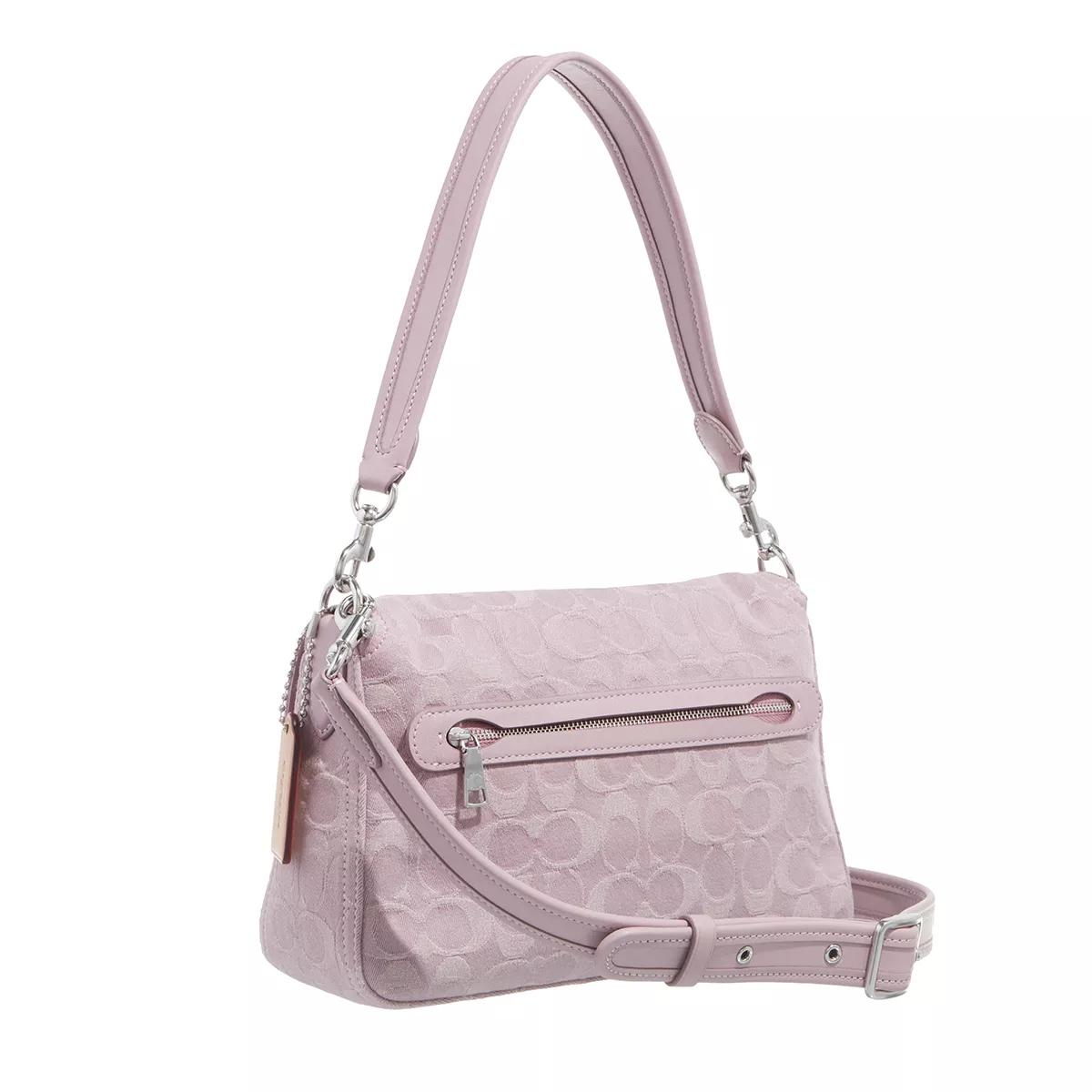 Coach pink shoulder discount bag