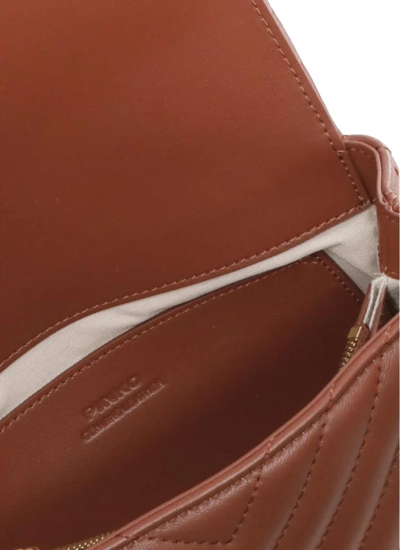 pinko Hobo bags Brown Lady Love Puff Mini Bag in bruin