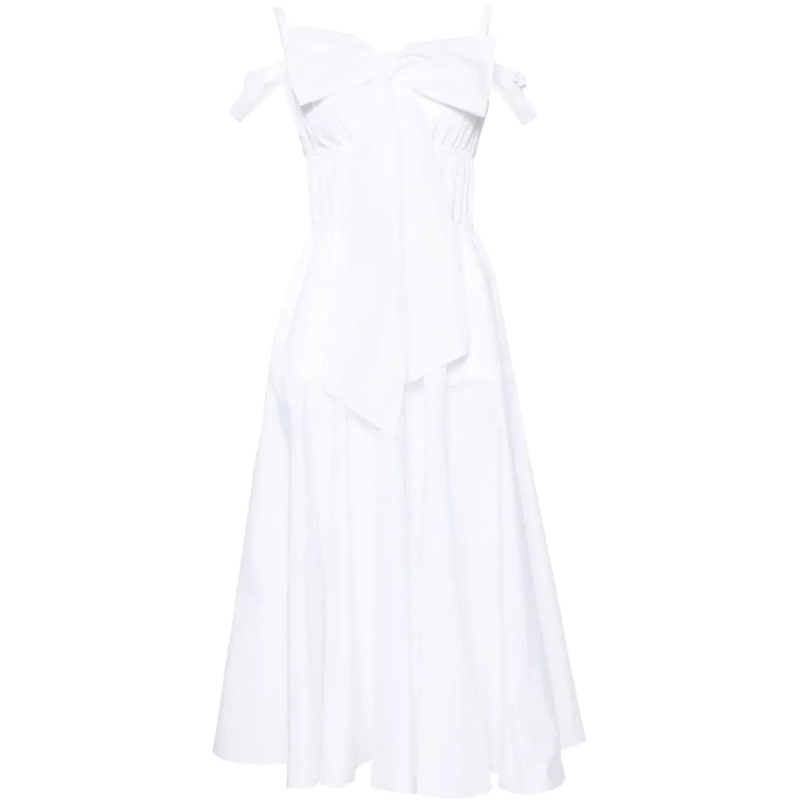 Patou Robe midi Dresses White weiß