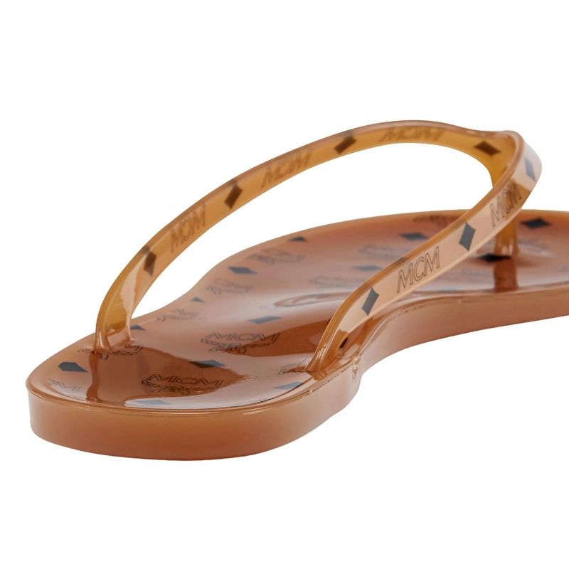 MCM Flip Flops W Mcm Col Other Thong Co Cognac(Image 2)