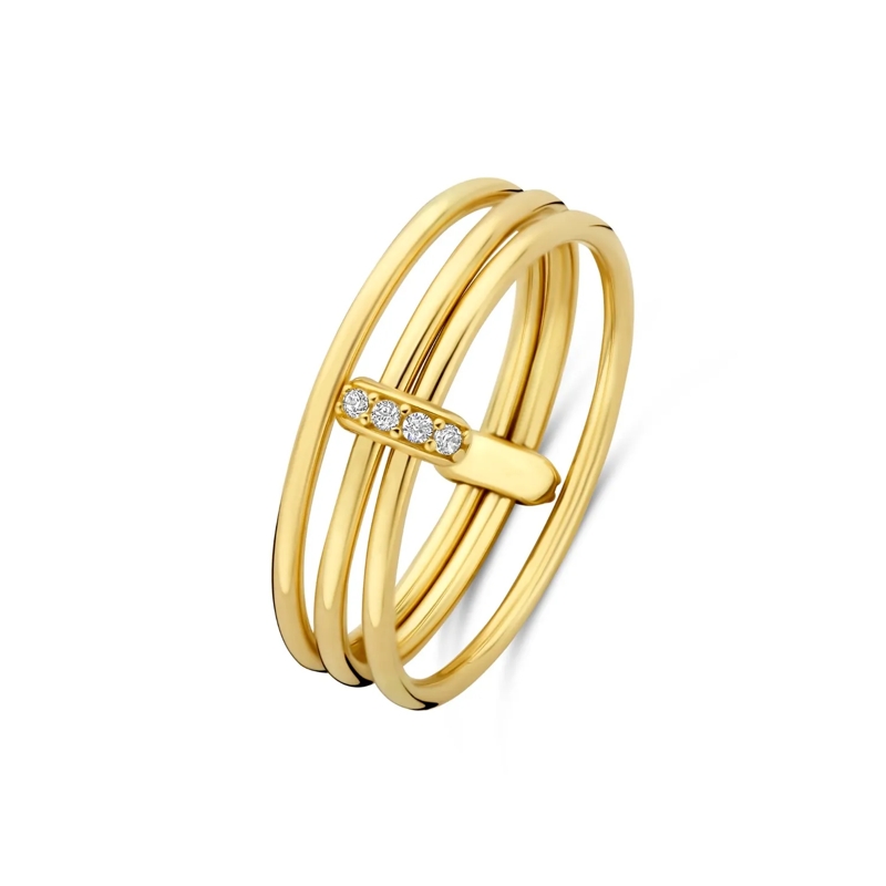 Isabel Bernard Bague Cour d'Honneur Adora 585 Gold Ring Gold