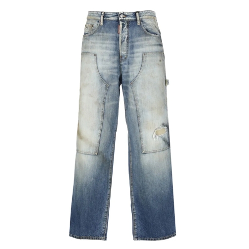 Dsquared2 Jeans Blue Loose Carpenter Jeans Blue