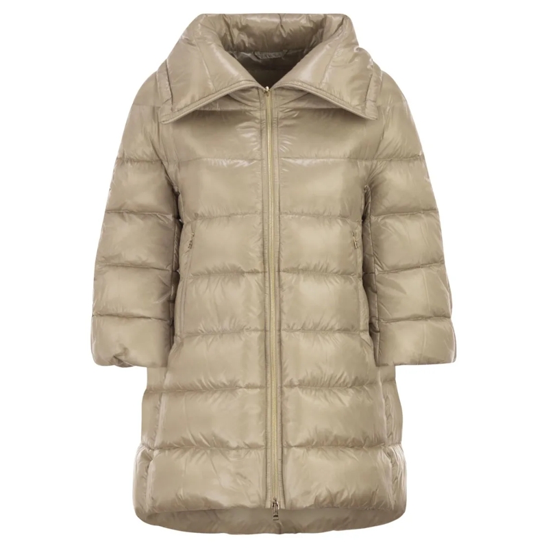 Herno  Cleofe - Ultralight Nylon Down Jacket Neutrals