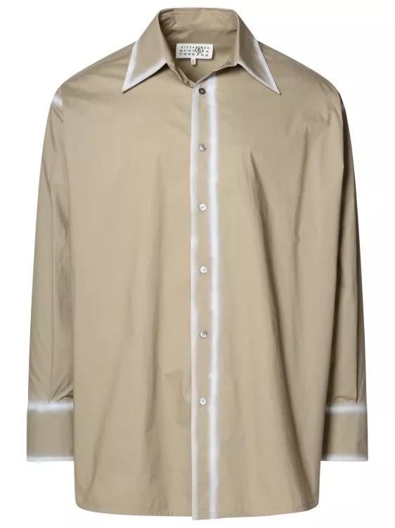 MM6 Maison Margiela - Mud Cotton Shirt - Größe 46 - multi