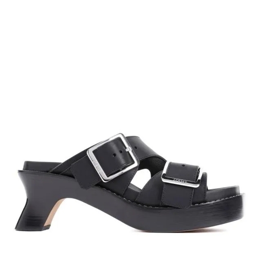 Loewe Ease Heel Slide 90 Sandals Black Sandale