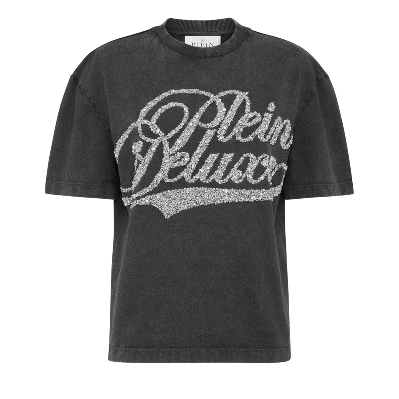 Philipp Plein T-Shirt T-Shirt Man Fit Signature schwarz