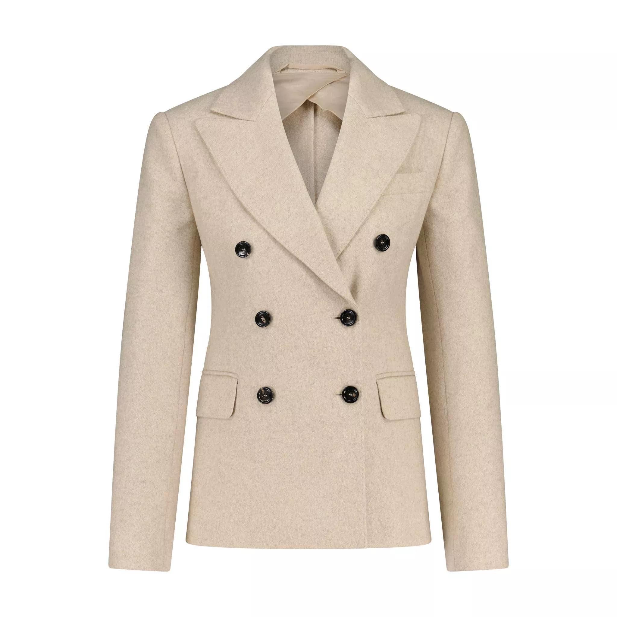 Thumbnail - Max Mara - Blazer Calata aus Kaschmir-Mix 47702383231322 - Größe 40 -